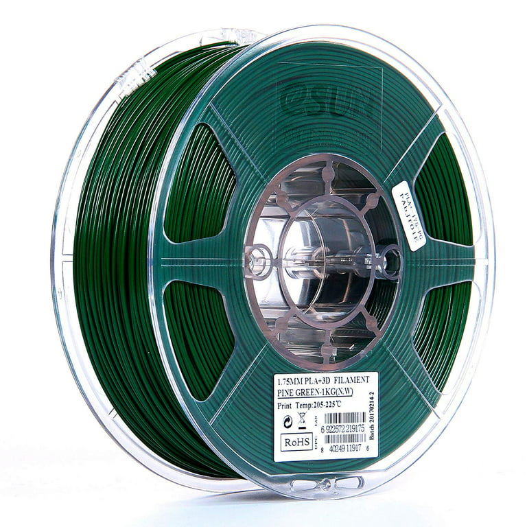 eSUN 1.75mm Peak Green PLA PRO (PLA+) 3D Printer Filament 1KG Spool  (2.2lbs), Peak Green (Pantone 359C) 