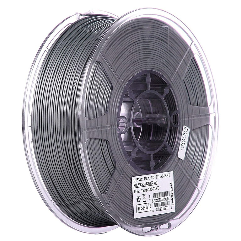 eSUN Silver PLA+ 1kg 1.75mm 3D Printer Filament