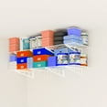 thumbnail image 1 of eShelf 2-Pack Wall Shelf Steel Garage Shelving Storage Rack 24" by 72" (2x6 ft) White, 1 of 9