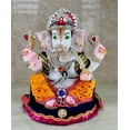 thumbnail image 1 of eSplanade Resin Ganesh Ganesha Ganpati Murti Idol Statue Sculpture | Pooja Idols | Home Decor - 13.25" Inches - Big Size, 1 of 5
