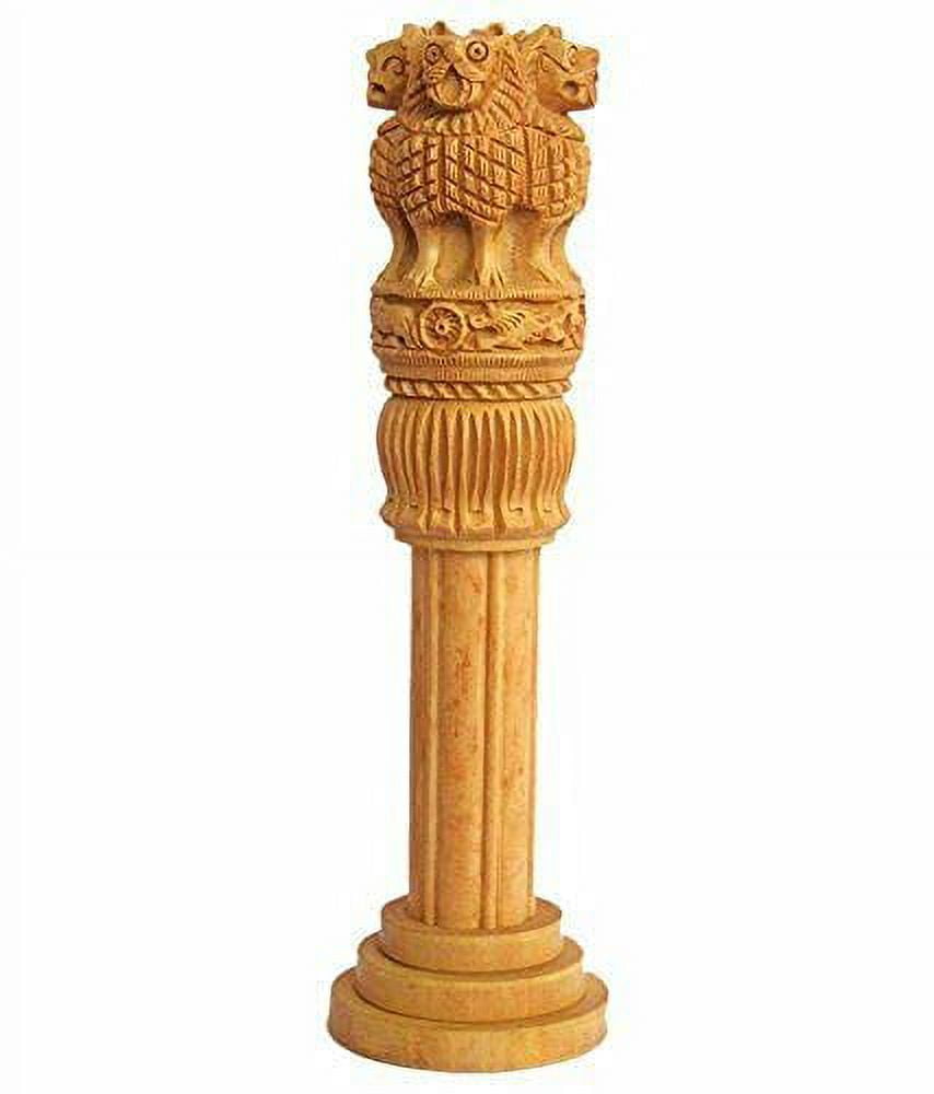 eSplanade Wooden Ashok Stambh / Ashoka Stambh (Stoop) Pillar National