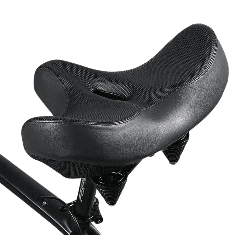 eStar Rides Cycling Seat Cushion Comfortable Bike Seat For Men And Women Breathable Imitation Leather Washable Stationary Bike Seat Cover 325 260mm Bicycle Seat Black Walmart
