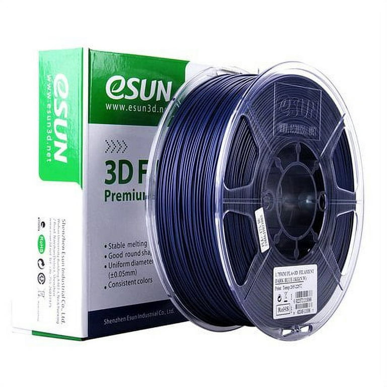 eSun 1.75mm Dark Blue PLA PRO (PLA+) 3D Printer Filament 1KG Spool (2.2  lbs.) 