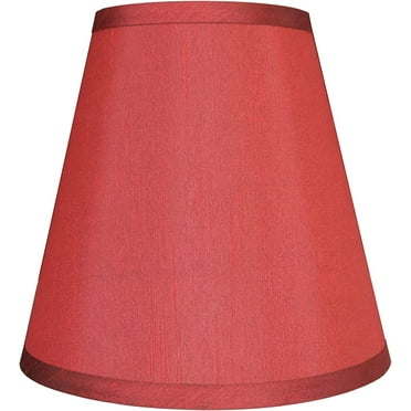 eTeckram Hardback Empire Lamp Shade 5-inch by 9-inch by 8.5-inch, Burgundy