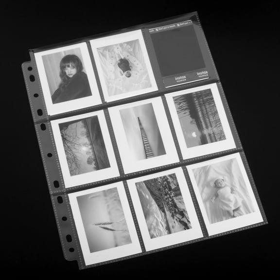 eTone 120 Film Archival Negative Pages - Holds 9 Frames per Page (3 Strips of 3), Acid-Free PVC-Free Sleeves for Medium Format Storage, Binder Compatible, Pack of 100