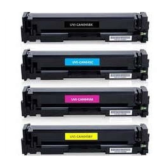 eToner Brand Compatible Canon 045H 4-Color Toner Set 045HK 045HC 045HM 045HY