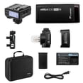 thumbnail image 1 of Flashpoint eVOLV 200 Pro TTL Pocket Flash Kit - Godox AD200 Pro + Flashpoint R2 Mark II ETTL 2.4 GHz Wireless Flash Trigger for Fuji (Godox X2), 1 of 10