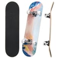 thumbnail image 1 of eVita 31 Inch Complete Skateboard with PU Wheels, Wood 7 Layer Canadian Maple Trick Board for Boys Girls Youth Teens Gift for Beginners, 1 of 9