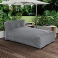 thumbnail image 1 of Outdoor Chaise Lounge Chair, Modern ANNY-H Lounge Chair, Patio Couch Sofa Comfy Patio Furniture Dense Foam Pool Loungers Lazy Sofa for Outside (Charcoal Gray), 1 of 7