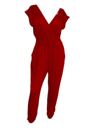 Red jumpsuit walmart on sale