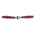 thumbnail image 1 of eVogues Plus size Metal Buckle Skinny Elastic Cinch Belt Red, 1 of 5