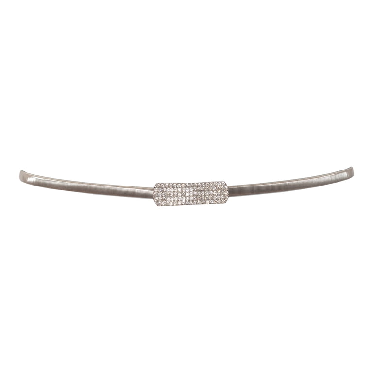 Metal W/rhinestone Elastic Waist Belt TRiXY Women main image 3