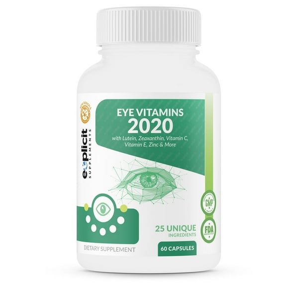 eXplicit Supplements Eye Health & Vision Support - Eye Vitamins 2020