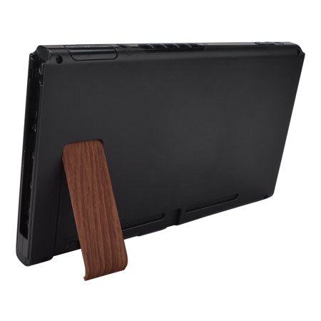 eXtremeRate 2 Set of Wood Grain Replacement Kickstand for Nintendo Switch Console, Back Bracket Holder Kick Stand for Nintendo Switch - Console NOT Included