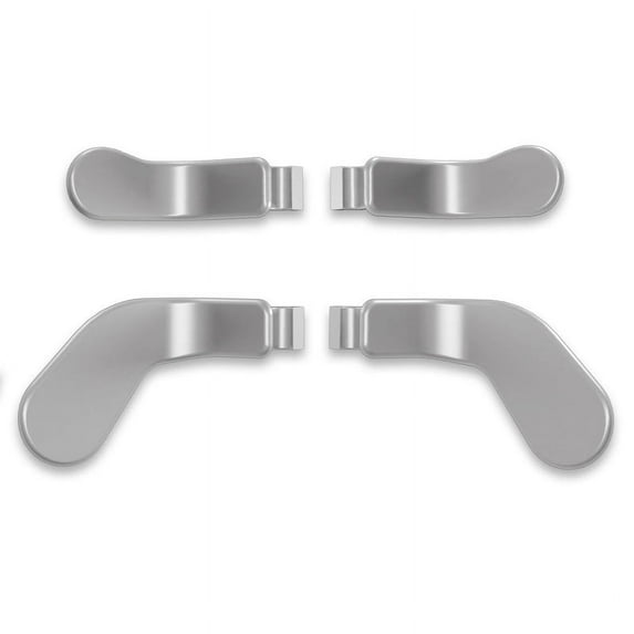 eXtremeRate Stainless Steel Paddles for Xbox Elite Series 2/Core - 4-Pack Hair Triggers with Locks (Model 1797)