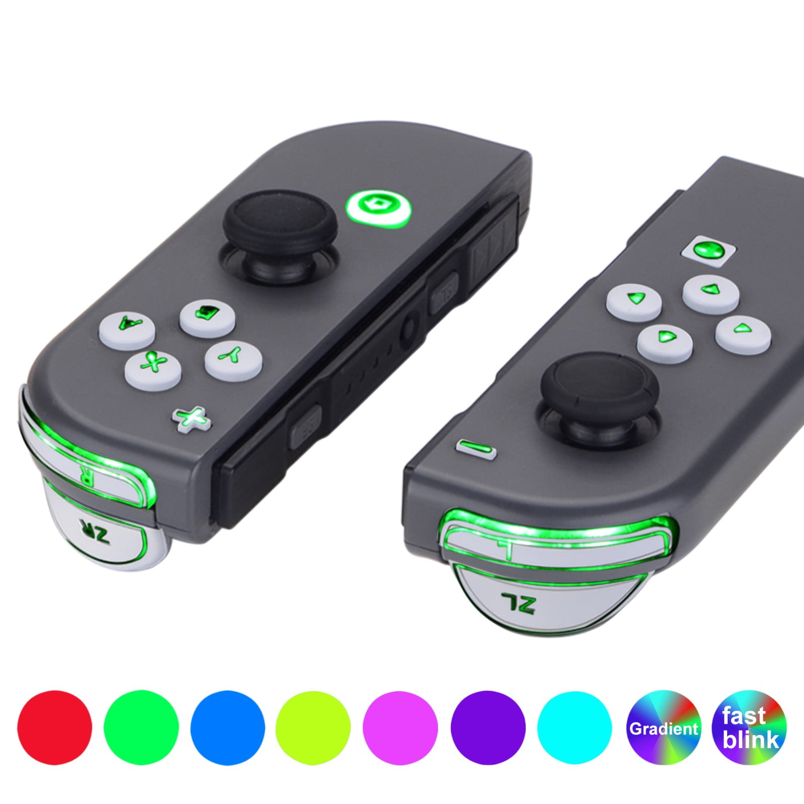 eXtremeRate 7 Colors 9 Modes NS Joycon DFS LED Kit, Multi 