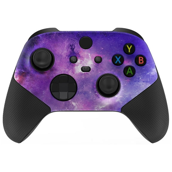 eXtremeRate Anti Sticks Rubbing Rings - Custom Faceplate for Xbox Series X & S Controller - Nebula Galaxy