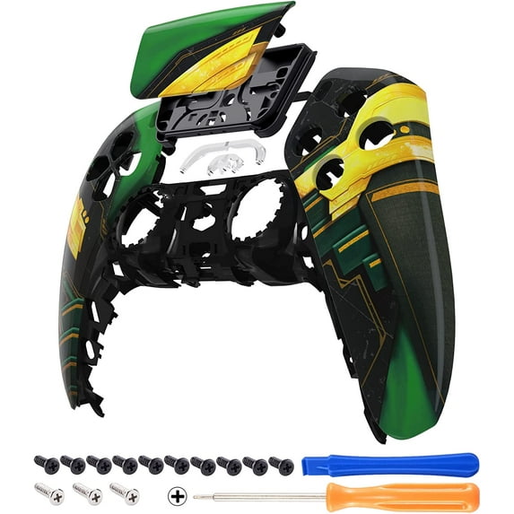 eXtremeRate Armor of Ragnarok Replacement Touchpad Front Housing Shell for ps5 Controller BDM-010/020/030/040