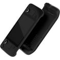 thumbnail image 1 of eXtremeRate Black Faceplate Back Plate Replacement Housing Case Full Set Shell w/Buttons for Steam Deck LCD Console, 1 of 10