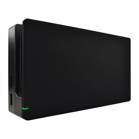 eXtremeRate Black Faceplate for Nintendo Switch Charging Dock,Housing Shell for Nintendo Switch Dock