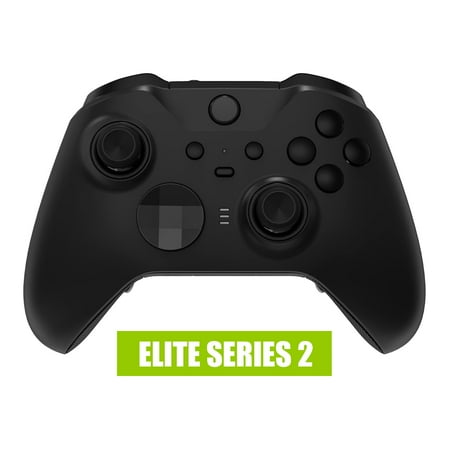 eXtremeRate Black Replacement Buttons for Xbox One Elite Series 2(Model 1797), LB RB LT RT Bumpers Triggers ABXY Start Back Sync Profile Switch Keys for Xbox One Elite Series 2 Core