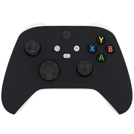 eXtremeRate Black Replacement Shell Custom Cover Case Faceplate for Xbox Core Controller