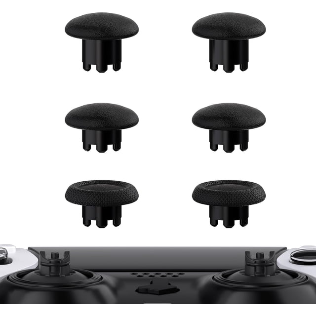 eXtremeRate Black Replacement Swappable Thumbsticks for PS5 Edge ...