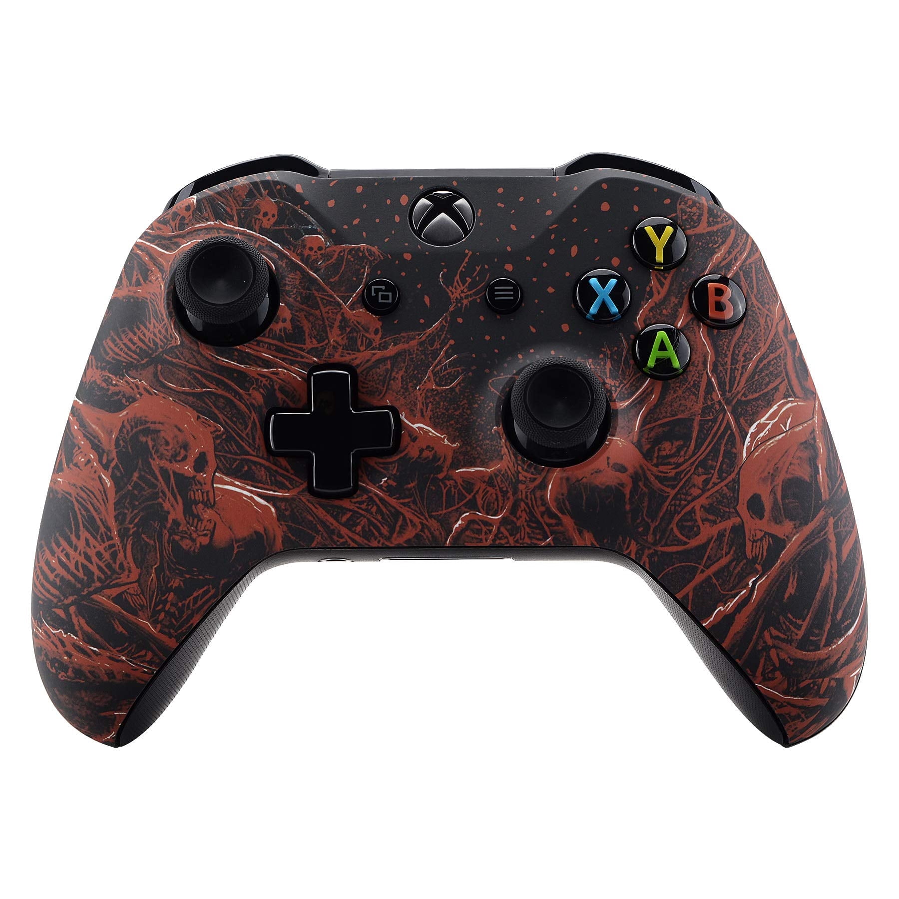 eXtremeRate Blood Purgatory Patterned Front Housing Shell Case, Soft ...