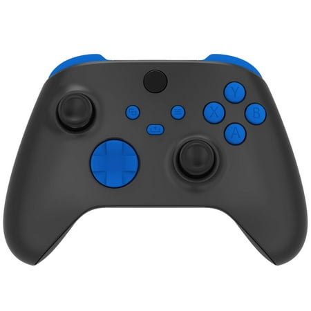 eXtremeRate Blue Replacement Buttons LB RB LT RT Bumpers Triggers D-pad ABXY Start Back Sync Share Keys for Xbox Core Wireless Controller