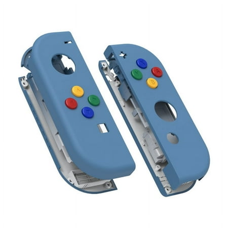 eXtremeRate Blue Replacement Housing Shell w/ ABXY Direction Buttons for Nintendo Switch/OLED Joycon