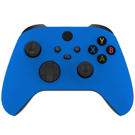 eXtremeRate Blue Replacement Shell Custom Cover Gaming Case Faceplate for Xbox Core Controller