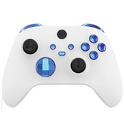 eXtremeRate Chameleon Purple Blue Replacement Button Set for Xbox Core Wireless Controller