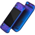 thumbnail image 1 of eXtremeRate Chameleon Purple Blue Faceplate Back Plate Replacement Housing Case Full Set Shell w/Buttons for Steam Deck LCD Console, 1 of 8
