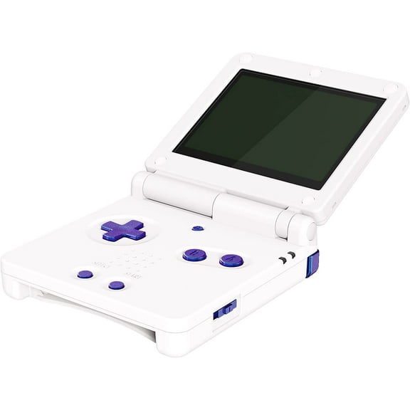 eXtremeRate Chameleon Purple Blue Glossy Custom Full Set Buttons for Gameboy Advance SP, Replacement Button for GBA SP Console