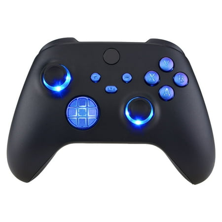 eXtremeRate Chameleon Purple Blue Multi-Colors Buttons DTF LED Kit for Xbox Series X/S Controller(not included Controller)