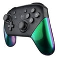 thumbnail image 1 of eXtremeRate Chameleon Replacement Handle Grips for Nintendo Switch Pro Controller, Green Purple DIY Hand Grip Shell for Nintendo Switch Pro - Controller NOT Included, 1 of 6