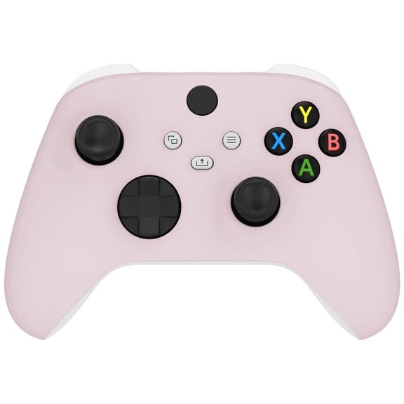 eXtremeRate Cherry Blossoms Pink Back Panels Cover Faceplate for Xbox Core Wireless Controller