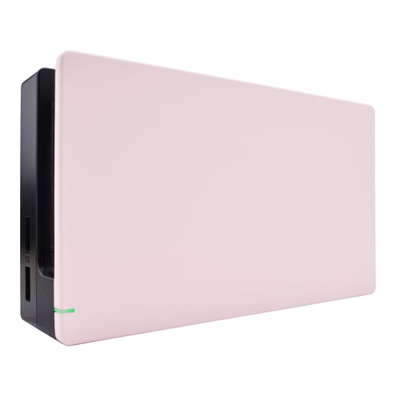 eXtremeRate Cherry Blossoms Pink Faceplate Grip Replacement Housing for Nintendo Switch Charging Dock
