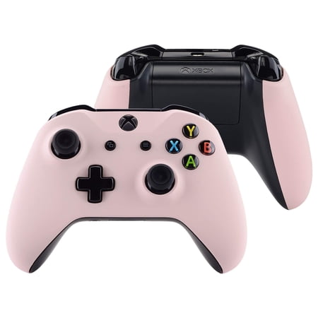 eXtremeRate Cherry Blossoms Pink Faceplate Side Rails Panel Replacement for Xbox one x /s Controller
