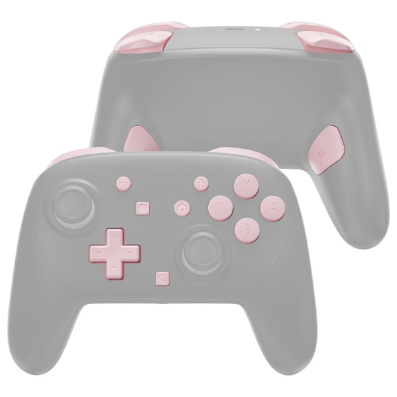eXtremeRate Cherry Blossoms Pink Full Button Set for Nintendo Switch 2 Pro Controller – ABXY, D-Pad & Triggers