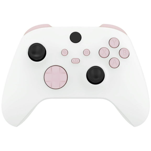eXtremeRate Cherry Blossoms Pink Replacement Buttons LB RB LT RT Bumpers Triggers D-pad ABXY Start Back Sync Share Keys for Xbox Core Wireless Controller
