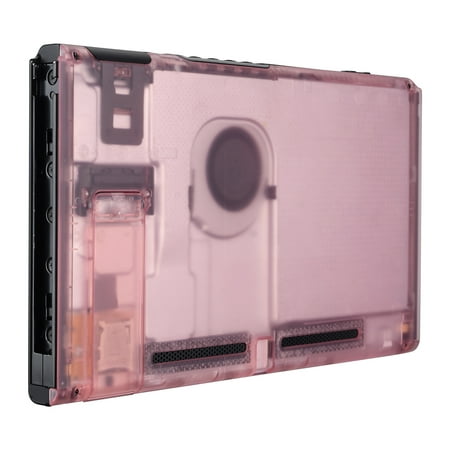 eXtremeRate Cherry Pink Console Back Plate DIY Replacement Housing Shell Case for Nintendo Switch Console with Kickstand – JoyCon Shell NOT Included