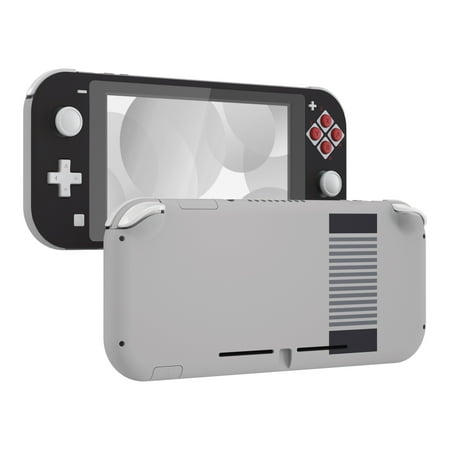 eXtremeRate Classic NES Style DIY Replacement Shell for Nintendo Switch Lite, NSL Handheld Controller Housing w/Screen Protector, Custom Case Cover for Nintendo Switch Lite