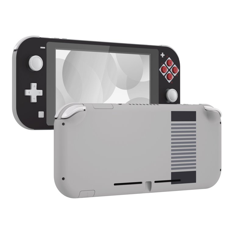 eXtremeRate Classic NES Style DIY Replacement Shell for Nintendo Switch  Lite, NSL Handheld Controller Housing w/Screen Protector, Custom Case Cover 