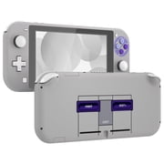 eXtremeRate Classic SNES Style DIY Replacement Shell for Nintendo Switch Lite, NSL Handheld Controller Housing w/Screen Protector, Custom Case Cover for Nintendo Switch Lite