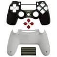 thumbnail image 1 of eXtremeRate Classics NES Style Soft Touch Front Back Shell Touchpad, Replace Housing Shell w/ Face Buttons Compatible with PS4 Slim Pro Controller CUH-ZCT2 - Controller Not Included, 1 of 4