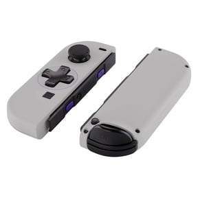 eXtremeRate Classics SNES Style Replacement Shell w/Full Set Buttons for Nintendo Switch/OLED Joycon