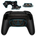 thumbnail image 1 of eXtremeRate Clear Black Programable RISE4 Remap Kit for Nintendo Switch Pro Controller, Upgrade Board & Redesigned Back Shell & Back Buttons for Nintendo Switch Pro Controller -Controller NOT Included, 1 of 8