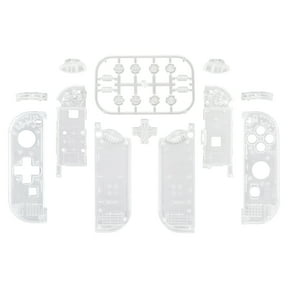 eXtremeRate Clear Housing w/Full Set Buttons Replacement Shell Case for Nintendo Switch/OLED Joycon