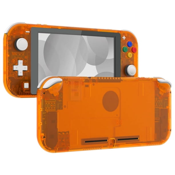 eXtremeRate Clear Orange DIY Replacement Shell for Nintendo Switch